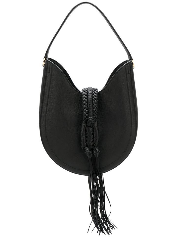 Altuzarra Braided Strap Shoulder Bag - Black