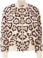 Givenchy Leopard Print Bomber Jacket