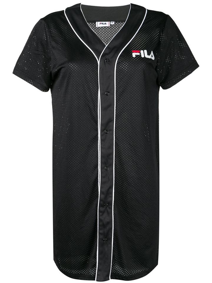 Fila Logo Printed Jersey Dress - Black