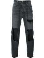 Golden Goose Deluxe Brand Ripped Jeans, Men's, Size: 32, Grey, Cotton