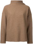 Osakentaro Roll Neck Jumper - Brown