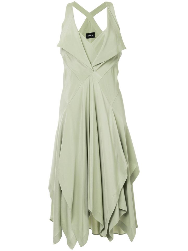 Kitx Mondrian Puzzle Dress - Green