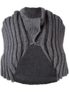 Io Ivana Omazic 'circular Organic' Cardigan, Women's, Grey, Mohair/polyamide/merino