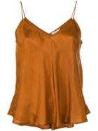 Mes Demoiselles - Camisole Top - Women - Silk - 36, Women's, Brown, Silk