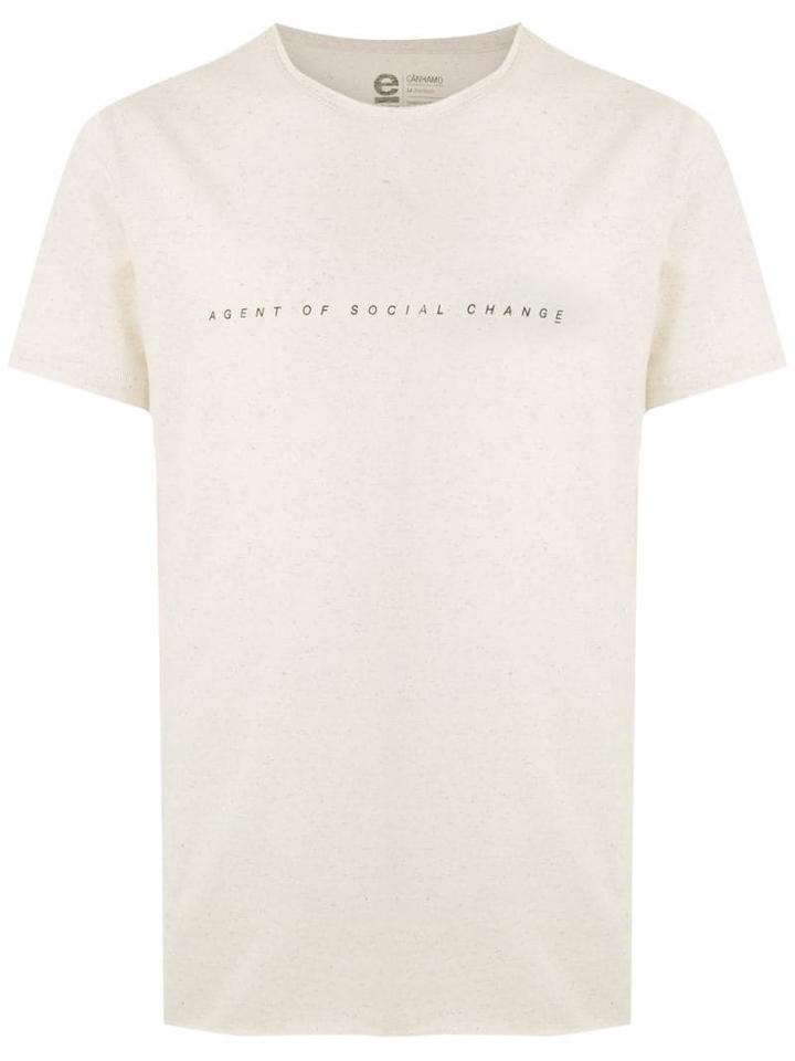 Osklen Agent Print Hemp T-shirt - White