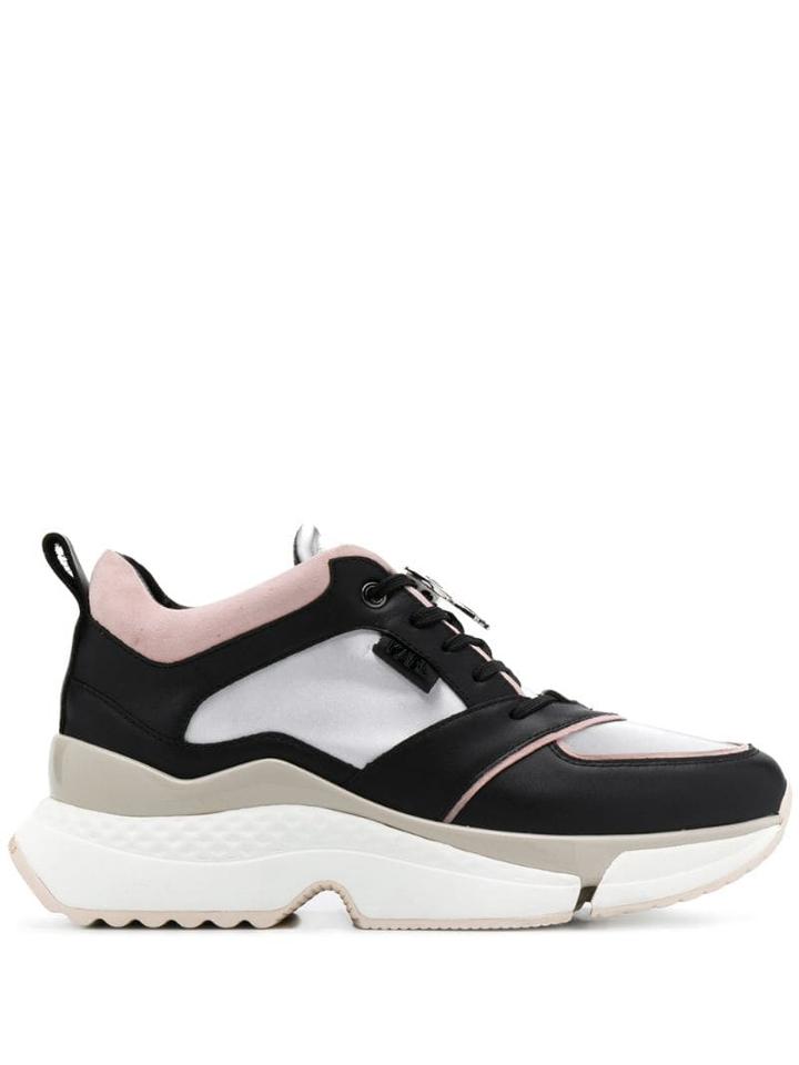 Karl Lagerfeld Aventur Lux Chunky Sole Sneakers - Black