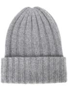 The Elder Statesman 'short Bunny Echo' Beanie, Adult Unisex, Grey, Cashmere