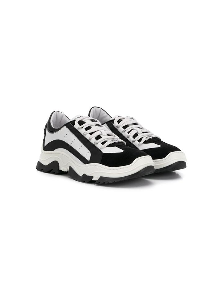 Dsquared2 Kids Teen Kaleido Sneakers - Black