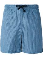 Fashion Clinic Timeless - Chain Print Swim Shorts - Men - Nylon/polyester - Xxl, Blue, Nylon/polyester