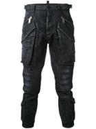 Dsquared2 Cropped Cargo Jeans - Black