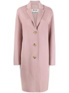 Acne Studios Vip Avalon Single Breasted Coat - Pink