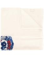 Gucci Floral Snake Print Scarf, Women's, Nude/neutrals, Silk/cashmere/modal