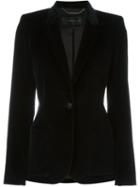 Barbara Bui Fitted Blazer, Women's, Size: 36, Black, Viscose/cotton/spandex/elastane