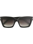 Saint Laurent Eyewear - 'bold' Sunglasses - Women - Plastic - One Size, Black, Plastic