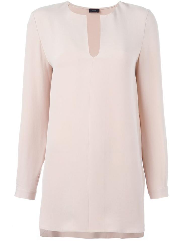 Joseph Longsleeved Tunic, Women's, Size: 38, Nude/neutrals, Silk