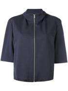 Stephan Schneider - Cropped Sleeve Jacket - Women - Cotton/nylon - Xs, Grey, Cotton/nylon