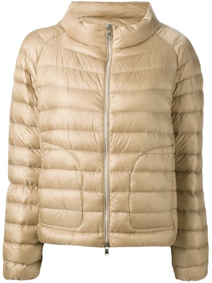 Moncler 'delaage' Padded Jacket, Women's, Size: 3, Nude/neutrals, Feather Down/polyamide