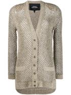 Marc Jacobs Knitted Cardigan Coat - Gold