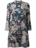 Valentino 'enchanted Tree' Dress, Women's, Size: 42, Silk/spandex/elastane