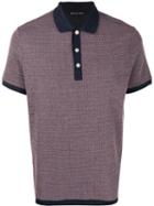 Michael Kors Contrast Trimmed Polo Shirt - Pink