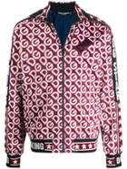 Dolce & Gabbana Zip-up Technical Jersey Sweatshirt - Red