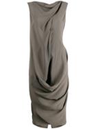 Rick Owens Asymmetric Dress - Grey