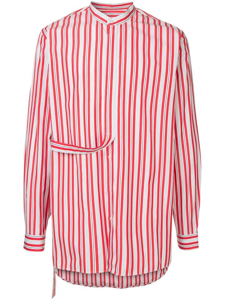 Jil Sander Stripe Shirt - Red