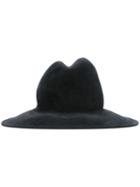 Lola Hats Fedora Hat, Women's, Black, Rabbit Fur Felt