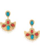 Goossens Byzance Half-moon Earrings - Gold