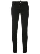 Dsquared2 - Twiggy Jeans - Women - Cotton/spandex/elastane - 36, Black, Cotton/spandex/elastane