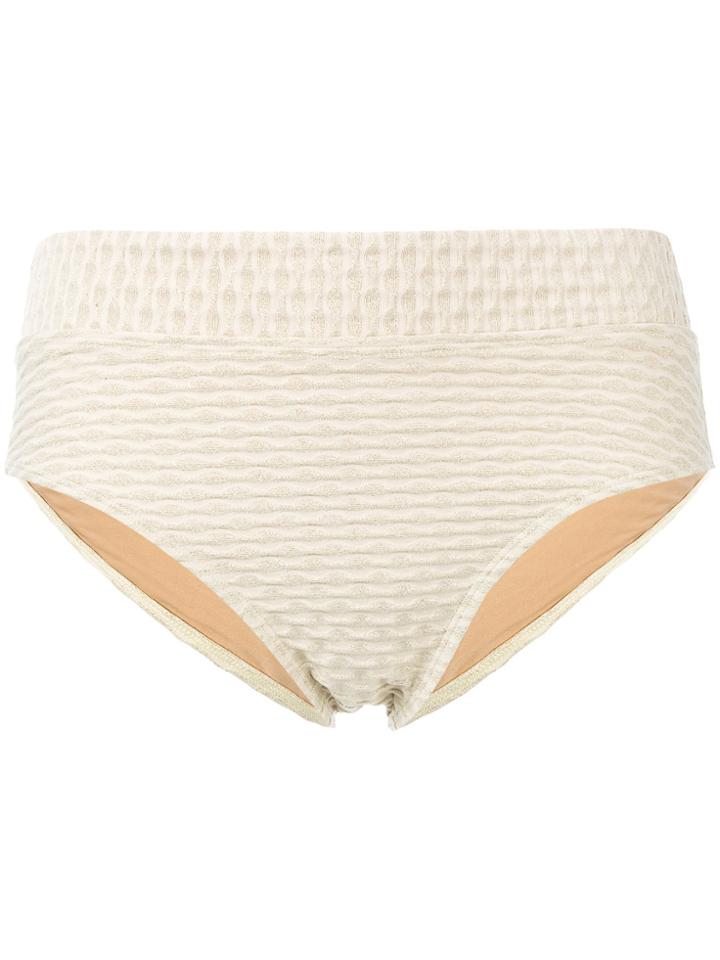 Marlies Dekkers Holi Vintage Fold Down Briefs - Nude & Neutrals