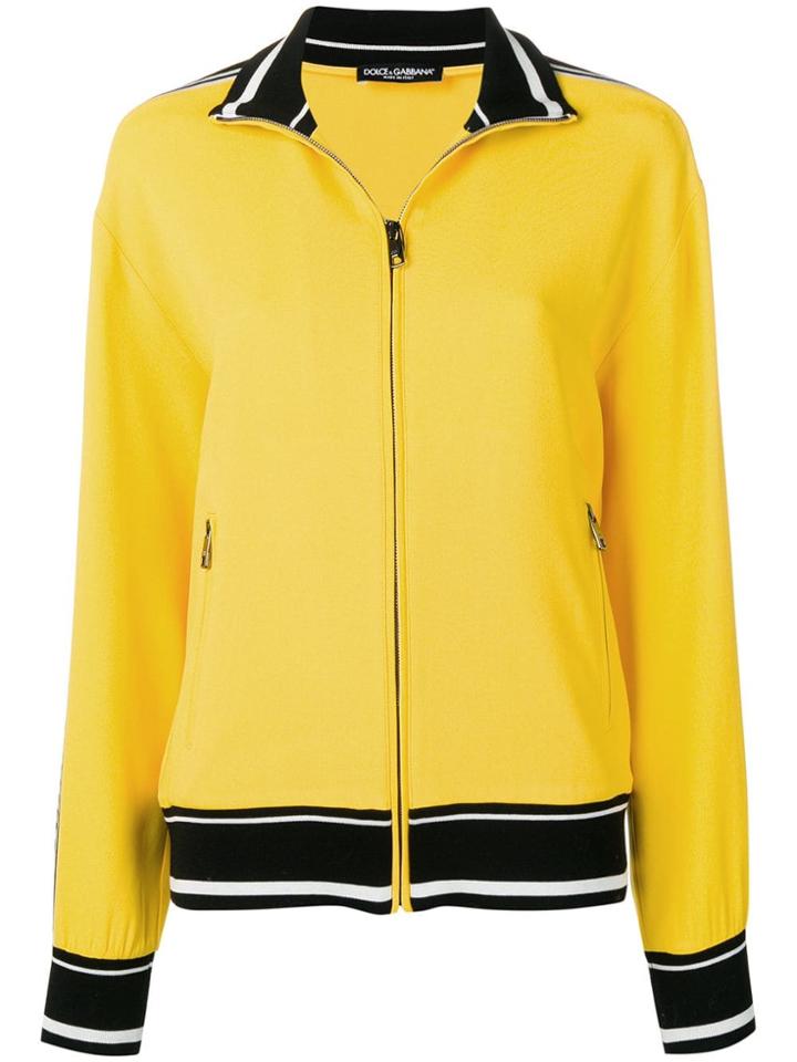 Dolce & Gabbana Contrast Stripe Jacket - Yellow