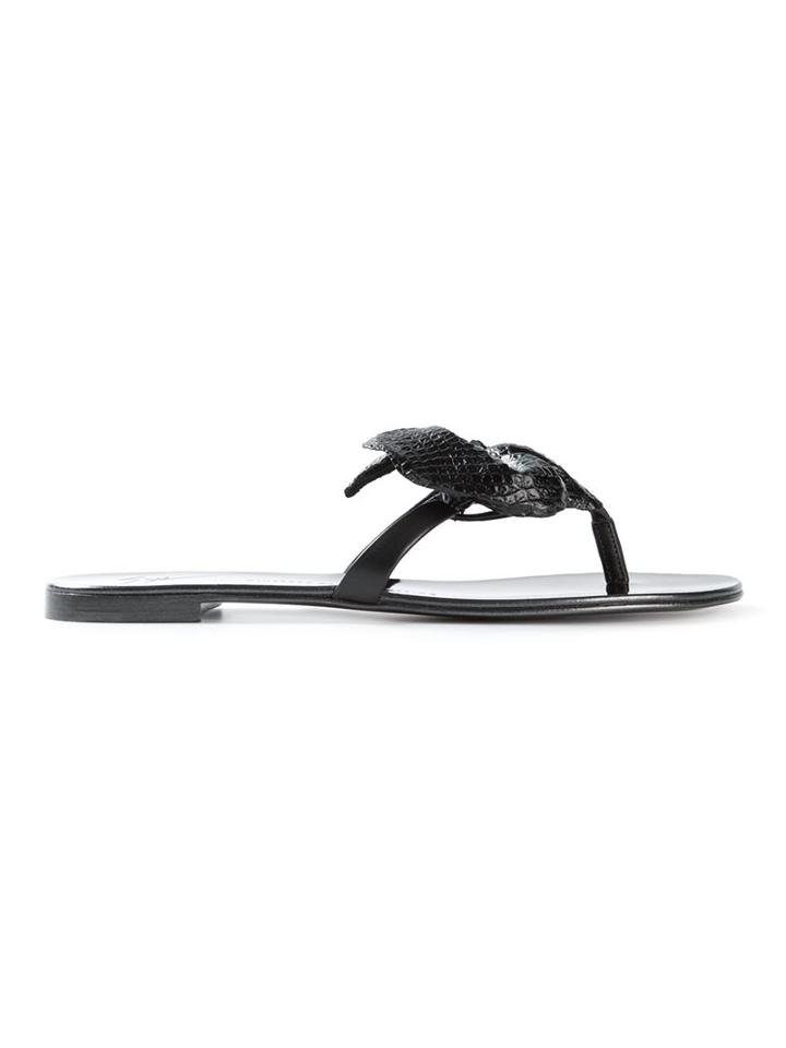 Giuseppe Zanotti Design Flower Sandals