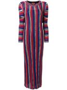 Missoni Striped Fitted Midi Dress - Multicolour