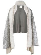 Guy Laroche Vintage Trim Scarf - Grey