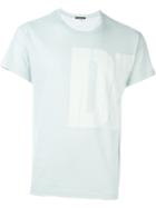 Ann Demeulemeester Printed T-shirt, Men's, Size: L, Blue, Cotton