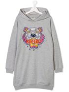 Kenzo Kids Teen Tiger Sweatshirt Dress - Grey