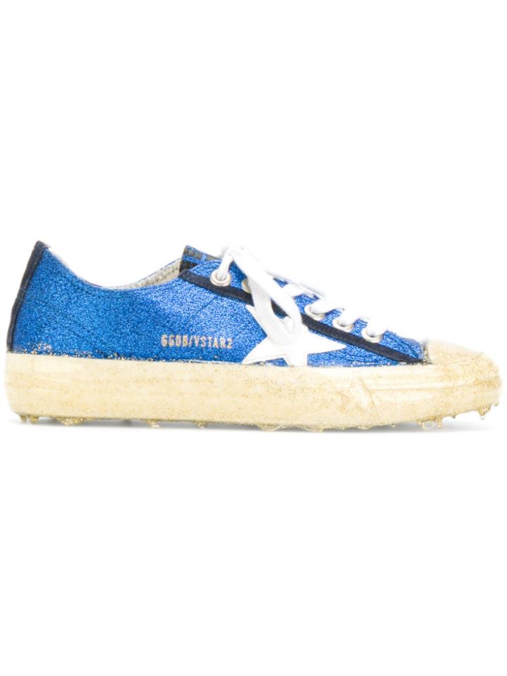 Golden Goose Deluxe Brand V-star 2 Sneakers - Blue