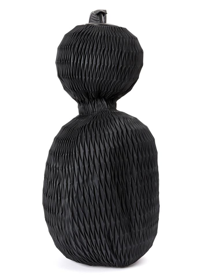 Issey Miyake Geometric Structured Crossbody Bag - Black