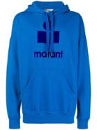 Isabel Marant Logo Hooded Pullover - Blue