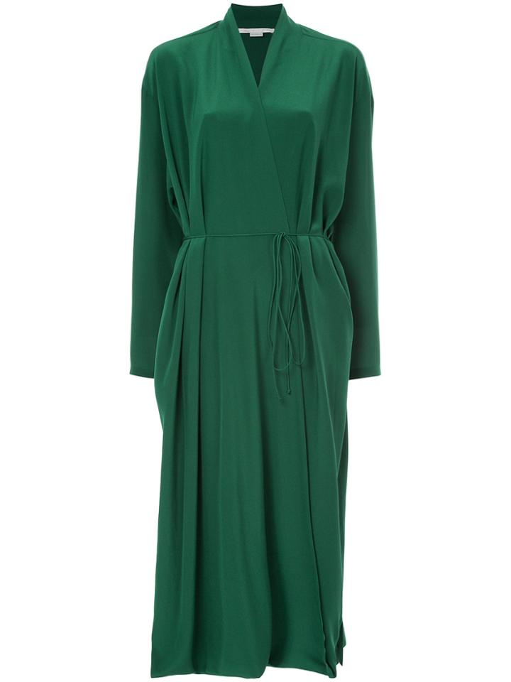 Stella Mccartney Wrap Maxi Dress - Green