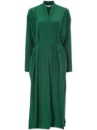 Stella Mccartney Wrap Maxi Dress - Green