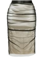 Tom Ford Layered Pencil Skirt - Nude & Neutrals
