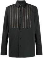 Fendi Embroidered Chain Shirt - Black