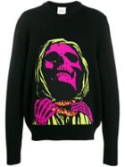 Nasaseasons Skull Face Detail Sweater - Black
