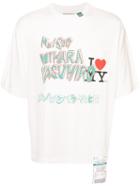 Maison Mihara Yasuhiro Scarf Hem T-shirt - White