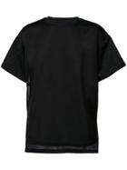 Private Stock Dip-hem T-shirt - Black