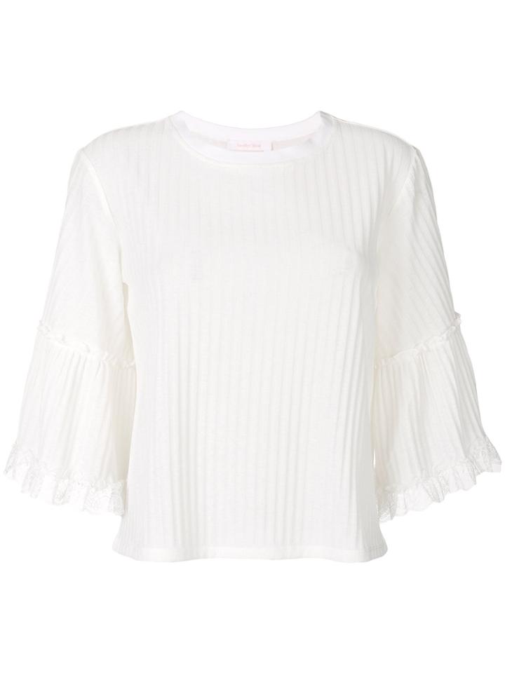 See By Chloé Frilled Style Blouse - White
