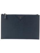 Prada Branded Clutch - Blue