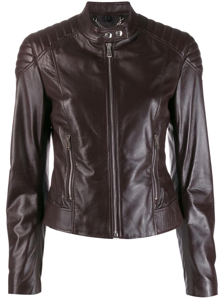 Belstaff Ribbed Detail Jacket - Red